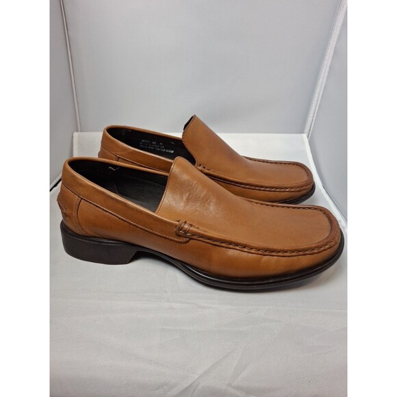 BOSTONIAN Men\'s Apron Front Loafers Shoes Size 8.5 Leather Brown Made In Italy main image 5